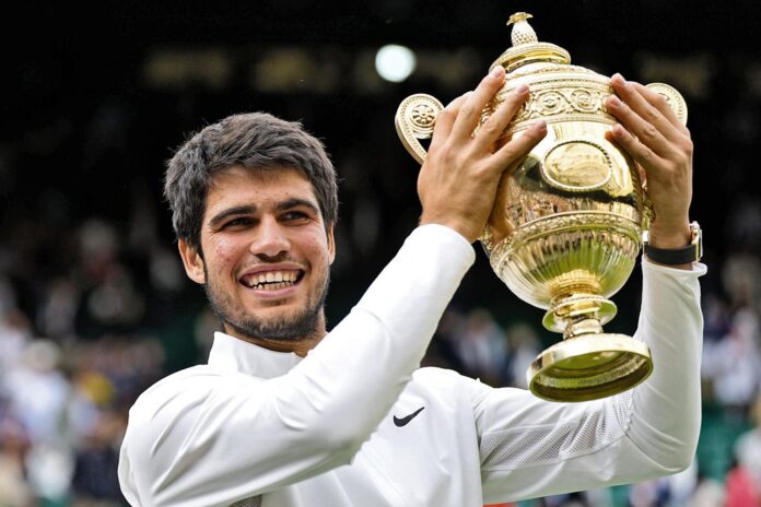 Alcaraz ends Djokovic's reign in Wimbledon men's final Alcaraz ends Djokovic's reign in Wimbledon men's final
