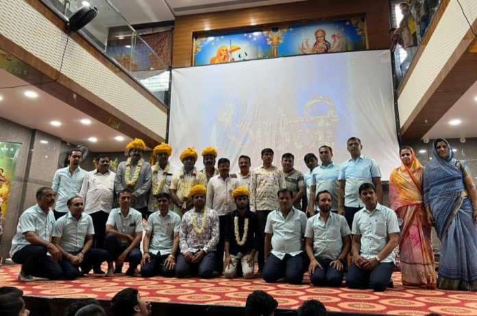 Seervi Smaj AAi mata film balepaet bader bangalore Shri Aaiji film screened at Seervi Samaj Balpet Bhawan