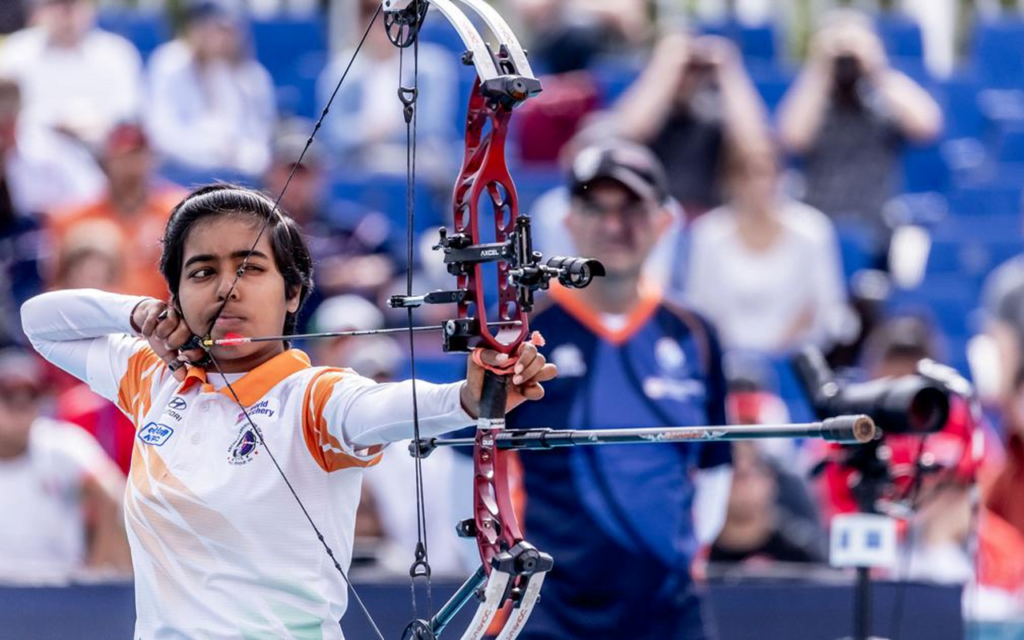 Aditi became the world champion in compound archery at the age of 17