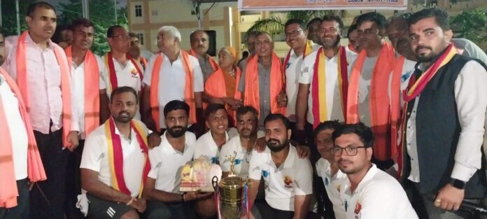 Shri Aaiji Sports Club Kengeri (A) became champion